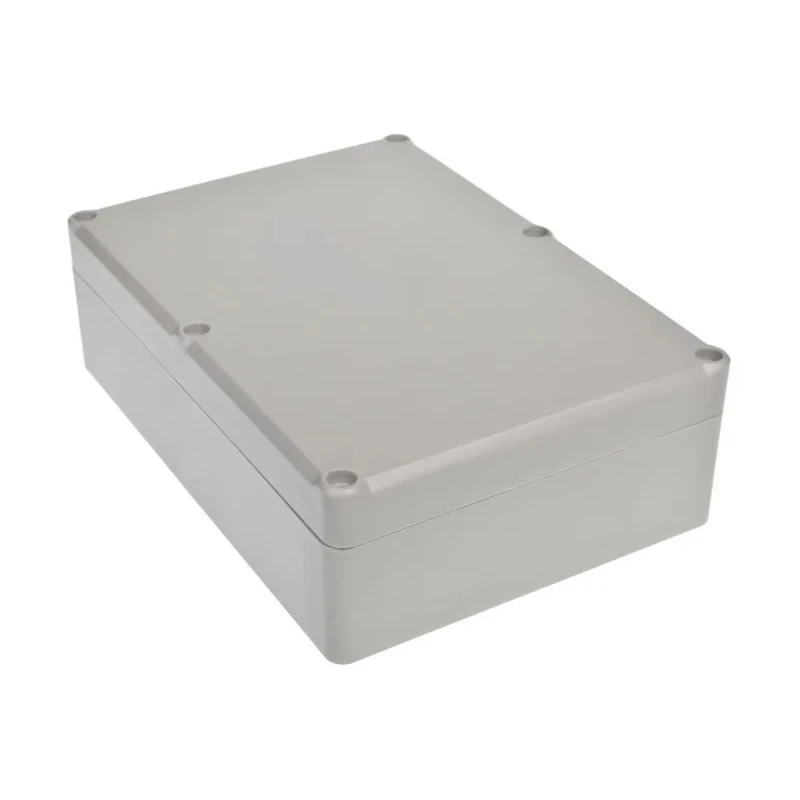 RS PRO Grey Lid ABS Hermetically Sealed Electronic Enclosure IP67 IK09 56.7mm x 176.8mm x 126mm 186-2262