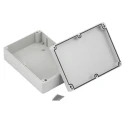 RS PRO Grey Lid ABS Hermetically Sealed Electronic Enclosure IP67 IK09 56.7mm x 176.8mm x 126mm 186-2262