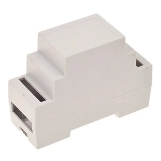 RS PRO Modular Enclosure DIN Rail Enclosure ABS Body Light Grey 62.9 mm Height 34.4 mm Length 88.8 mm Width 186-2290