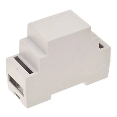 RS PRO Modular Enclosure DIN Rail Enclosure ABS Body Light Grey 62.9 mm Height 34.4 mm Length 88.8 mm Width 186-2290