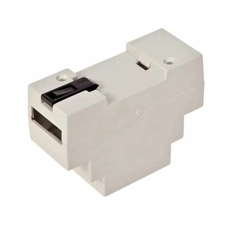 RS PRO Modular Enclosure DIN Rail Enclosure ABS Body Light Grey 62.9 mm Height 34.4 mm Length 88.8 mm Width 186-2290