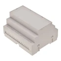 RS PRO DIN Rail ABS Electrical Enclosure Light Grey 105mm x 90mm x 65.2mm 186-2297