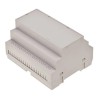 RS PRO DIN Rail ABS Electrical Enclosure Light Grey 105mm x 90mm x 65.2mm 186-2297