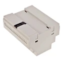 RS PRO DIN Rail ABS Electrical Enclosure Light Grey 105mm x 90mm x 65.2mm 186-2297