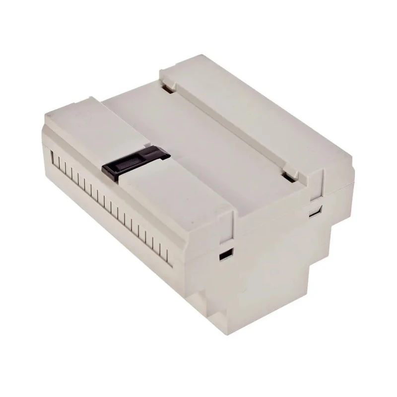 RS PRO DIN Rail ABS Electrical Enclosure Light Grey 105mm x 90mm x 65.2mm 186-2297