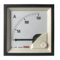 RS PRO Analogue Panel Ammeter 100 A AC, 68 mm x 68 mm, 1% Moving Iron 186-2436