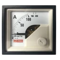 RS PRO Analogue Panel Ammeter 100 A AC, Moving Iron, 45 mm x 45 mm Cutout, 1% Accuracy 186-2420