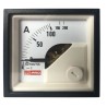 RS PRO Analogue Panel Ammeter 100 A AC, Moving Iron, 45 mm x 45 mm Cutout, 1% Accuracy 186-2420