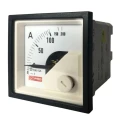 RS PRO Analogue Panel Ammeter 100 A AC, Moving Iron, 45 mm x 45 mm Cutout, 1% Accuracy 186-2420