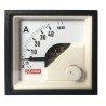 RS PRO Analogue Panel Ammeter 100 A AC, 45 mm x 45 mm, 1% Accuracy Moving Iron 186-2428