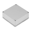 RS PRO Grey Polycarbonate, ABS Hermetically Sealed Enclosure IP67 IK07 60.1 mm Height, 134.8 mm Width, 134.8 mm 186-2283