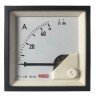 RS PRO Analogue Panel Ammeter AC Moving Iron, 68 mm x 68 mm, 1% Accuracy 186-2443