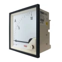 RS PRO Analogue Panel Ammeter 10 A AC Moving Iron Meter with 92 mm x 92 mm Cutout 1 % Accuracy 186-2459