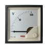 RS PRO Analogue Panel Ammeter DC 1000 A, 68 mm x 68 mm, 1% Accuracy Moving Coil 186-2498