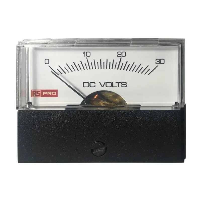 Monacor Analogue Panel Ammeter 1000 A DC, 57 mm x 44 mm, ±1.5 % High Torque Pivot and Jewel Moving Coil and Moving 186-2534