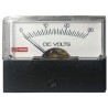 Monacor Analogue Panel Ammeter 1000 A DC, 57 mm x 44 mm, ±1.5 % High Torque Pivot and Jewel Moving Coil and Moving 186-2534