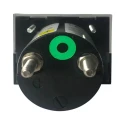 Monacor Analogue Panel Ammeter 1000 A DC, 57 mm x 44 mm, ±1.5 % High Torque Pivot and Jewel Moving Coil and Moving 186-2534