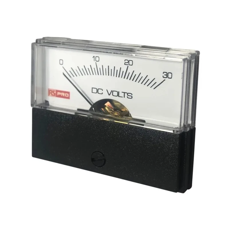 Monacor Analogue Panel Ammeter 1000 A DC, 57 mm x 44 mm, ±1.5 % High Torque Pivot and Jewel Moving Coil and Moving 186-2534