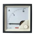 RS PRO Analogue Panel Ammeter 100 A DC, 68 mm x 68 mm, 1% Accuracy Moving Coil 186-2490