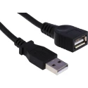 StarTech.com USB 2.0 Male USB Type A to Female USB Type A Cable, Black Jacket, 1.8 m USBEXTAA6BK