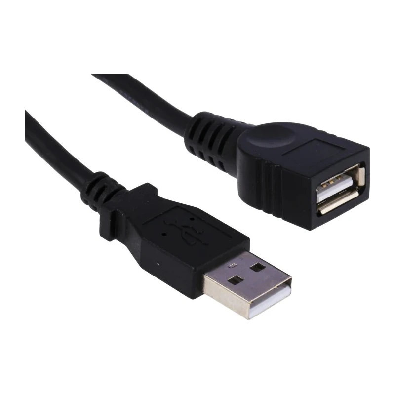 StarTech.com USB 2.0 Male USB Type A to Female USB Type A Cable, Black Jacket, 1.8 m USBEXTAA6BK