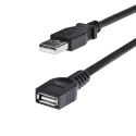 StarTech.com USB 2.0 Male USB Type A to Female USB Type A Cable, Black Jacket, 1.8 m USBEXTAA6BK