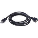 StarTech.com USB 2.0 Male USB Type A to Female USB Type A Cable, Black Jacket, 1.8 m USBEXTAA6BK