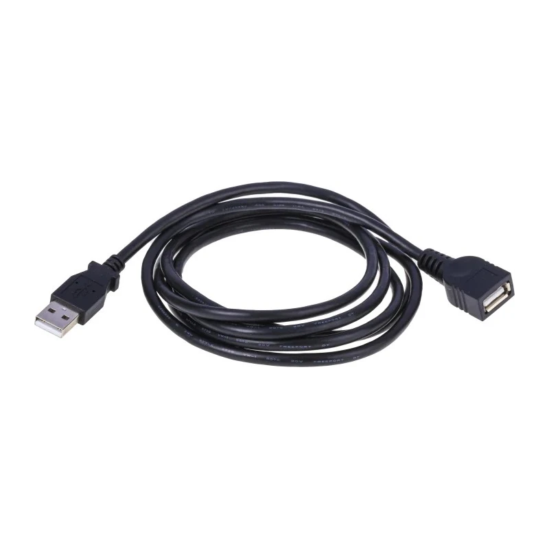 StarTech.com USB 2.0 Male USB Type A to Female USB Type A Cable, Black Jacket, 1.8 m USBEXTAA6BK
