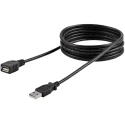 StarTech.com USB 2.0 Male USB Type A to Female USB Type A Cable, Black Jacket, 1.8 m USBEXTAA6BK