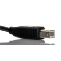 StarTech.com USB 2.0 Male USB 2.0 Type A to Male USB B Cable Black 5 m USB2HAB5M