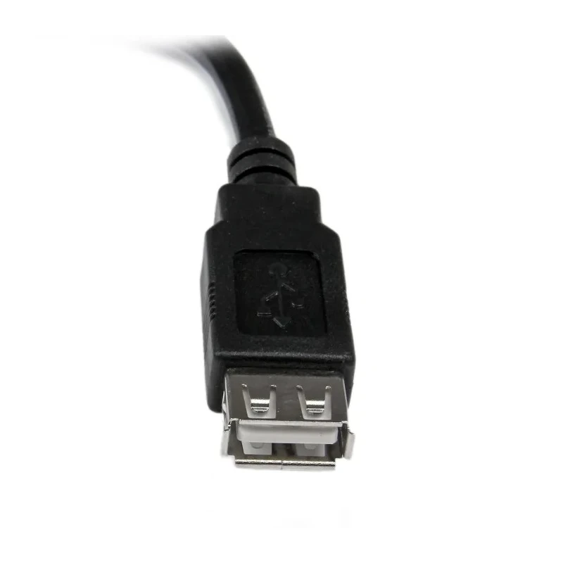 StarTech.com USB 2.0 Male USB Type A to Female USB Type A Cable Black 150mm USBEXTAA6IN