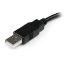 StarTech.com USB 2.0 Male USB Type A to Female USB Type A Cable Black 150mm USBEXTAA6IN