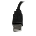 StarTech.com USB 2.0 Male USB Type A to Female USB Type A Cable Black 150mm USBEXTAA6IN
