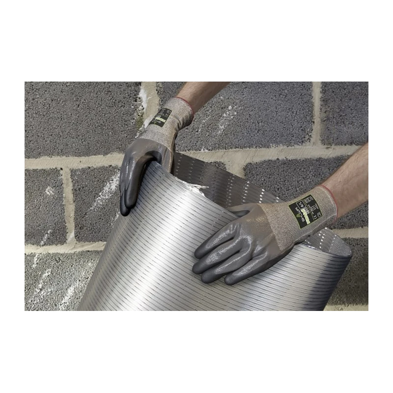 Showa Grey HPPE Polyester Work Gloves Size 9 Nitrile Foam Coating DURACOIL SHO576