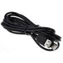 RS PRO USB 2.0 Male USB Type A to Female USB Type A Extension Cable Black 3 m 186-3014