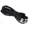 RS PRO USB 2.0 Male USB Type A to Female USB Type A Extension Cable Black 3 m 186-3014