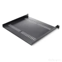 StarTech.com Black Steel Rack Shelf 1 U, Ventilated, 20kg Load Capacity, 441mm x 401mm CABSHELF116V