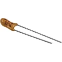 Vishay 220 nF MnO2 Tantalum Capacitor 35V dc Through Hole Polar 489D Series 