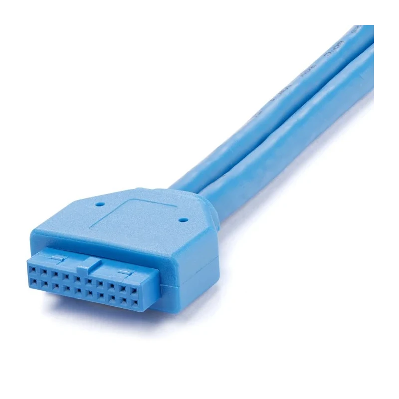StarTech.com USB 3.0 Female USB Type A to Female IDC Cable, Blue Jacket, 500 mm USB3SPNLAFHD