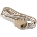 RS PRO SPJ Series 1 Port RJ11 Female to RJ11 Male Extender Cat3 Cable 200mm Length RJ11