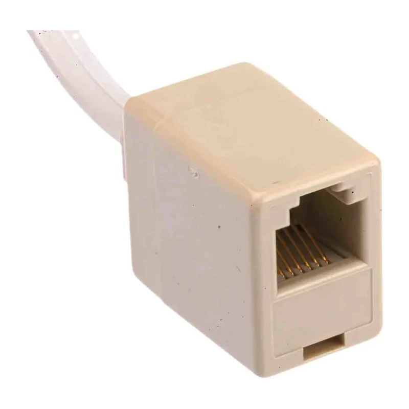 RS PRO SPJ Series 1 Port RJ11 Female to RJ11 Male Extender Cat3 Cable 200mm Length RJ11