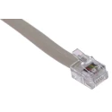 RS PRO SPJ Series 1 Port RJ11 Female to RJ11 Male Extender Cat3 Cable 200mm Length RJ11