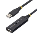 StarTech.com USB 2.0 Male USB 2.0 Type A to Female USB 2.0 Type A Extension Cable Black 10 m USB2AAEXT10M