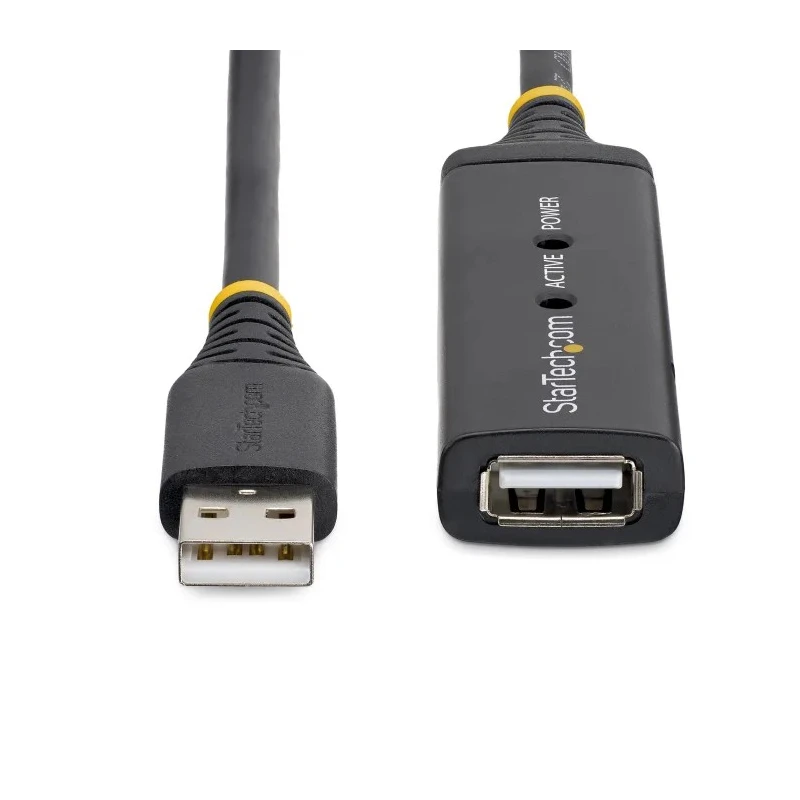StarTech.com USB 2.0 Male USB 2.0 Type A to Female USB 2.0 Type A Extension Cable Black 10 m USB2AAEXT10M