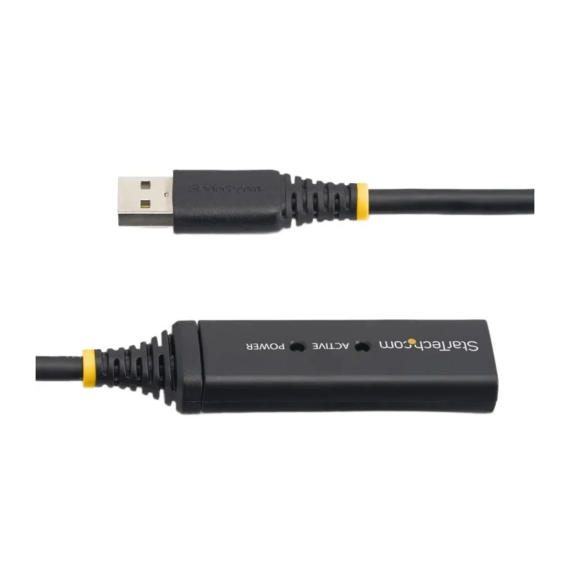 StarTech.com USB 2.0 Male USB 2.0 Type A to Female USB 2.0 Type A Extension Cable Black 10 m USB2AAEXT10M