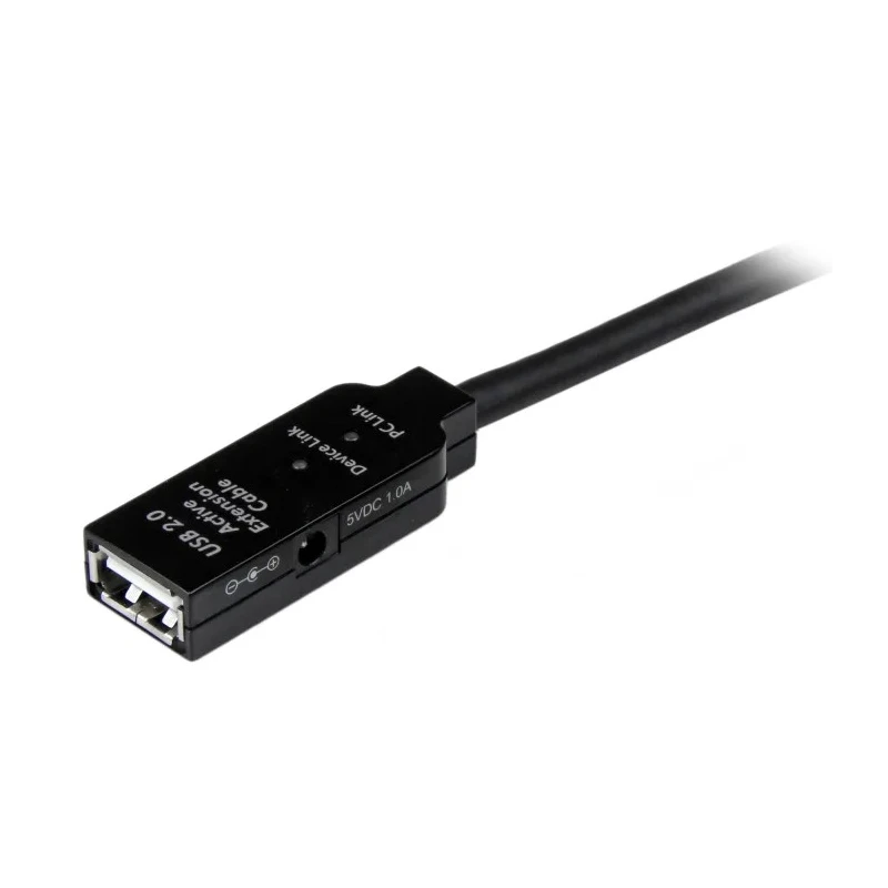 StarTech.com USB 2.0 Male USB 2.0 Type A to Female USB 2.0 Type A Extension Cable Black 10 m USB2AAEXT10M