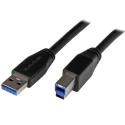 StarTech.com USB 3.0 Male USB Type A to Male USB 3.2 Type B (9 pin) High-Speed Cable, 10m USB3SAB10M