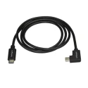 StarTech.com USB 2.0 Male USB Type C to Male USB Type C Cable, 1 m, Black, Polyvinyl Chloride Jacket USB2CC1MR