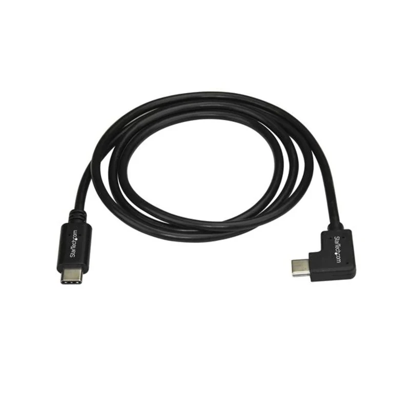 StarTech.com USB 2.0 Male USB Type C to Male USB Type C Cable, 1 m, Black, Polyvinyl Chloride Jacket USB2CC1MR