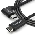 StarTech.com USB 2.0 Male USB Type C to Male USB Type C Cable, 1 m, Black, Polyvinyl Chloride Jacket USB2CC1MR